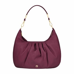 FILO Hobo Bag M, burgundy | AIGNER JAPAN WEBSITE